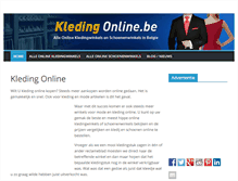 Tablet Screenshot of kledingonline.be