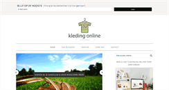 Desktop Screenshot of kledingonline.com