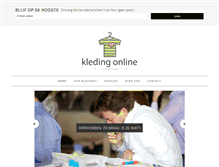 Tablet Screenshot of kledingonline.com